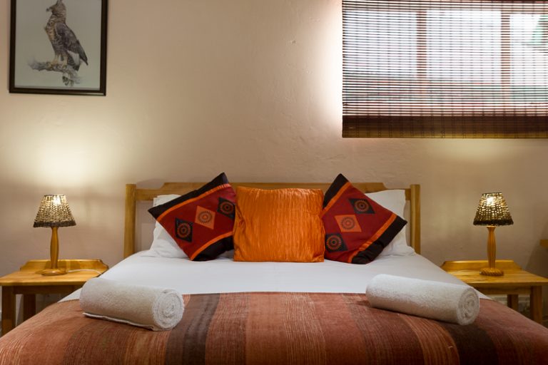 Enjoy the luxury of a queen sized bed in our large Room 5, which sleeps 6 people