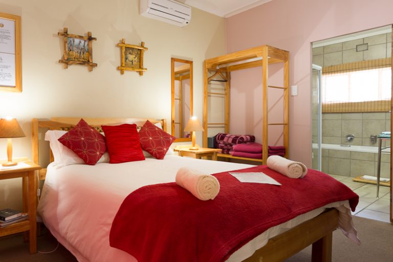 Room 4, a double room with en-suite bath and shower