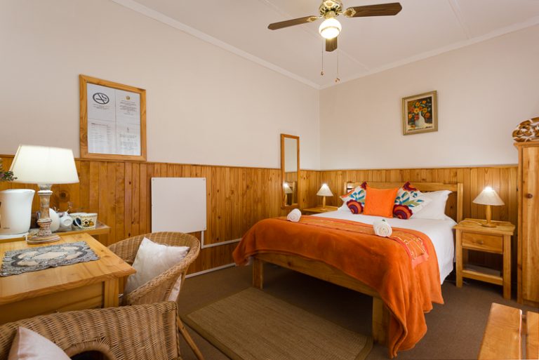 Room 3, cosy and intimate, with double bed and en-suite bathroom with shower